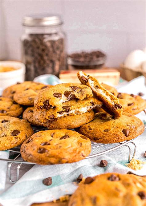 Cheesecake Stuffed Chocolate Chip Cookies Table For Two® By Julie Chiou