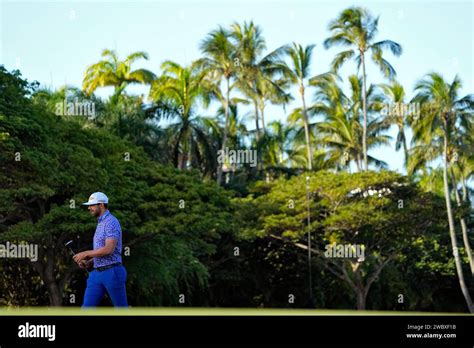 Erik Van Rooyen Walks Off The Th Green During The Second Round Of The