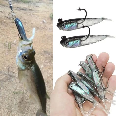 New Arrival Silicone D Soft Fish Fake Fishing Lure Bionic Bait Minnow