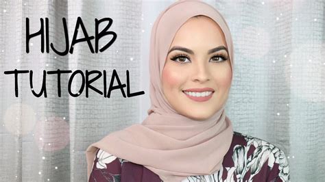 Easy Chiffon Hijab Tutorial Omaya Zein Youtube