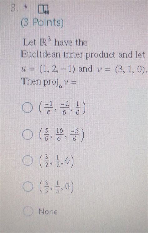 Solved N Points Let I Have The Euclidean Inner Chegg