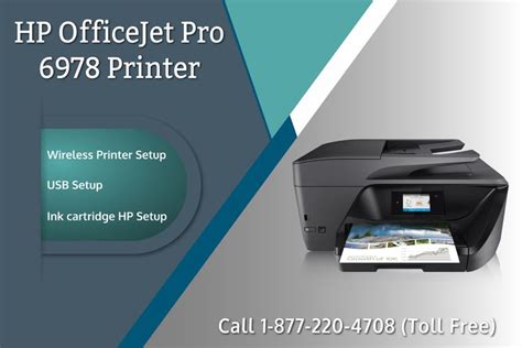 HP Officejet Pro 6978 Printer Technical Support