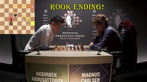 Nodirbek Abdusattorov Vs Magnus Carlsen Freestyle Chess Goat