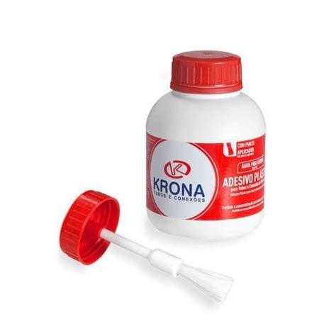 Cola Para Cano PVC Cola Adesiva Krona 17G 75G 175G Shopee Brasil