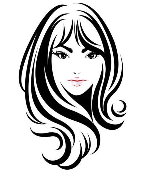 Girl With Long Black Hair Illustrations Royalty Free Vector Graphics