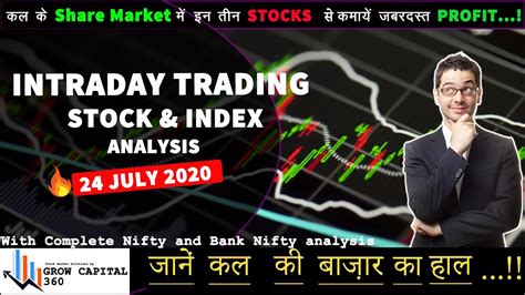 Best Intraday Trading Stocks For Tomorrow 24 JULY 2020 Intraday