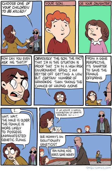 Saturday Morning Breakfast Cereal Solving Sophies Choice Nerd Humor Funny Relatable Memes