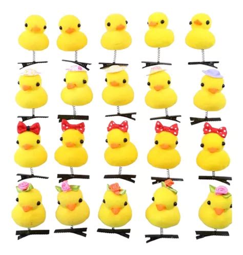 Patitos Pollitos Cabello Niña Horquilla Pinza Kawaii 100pzas Envío gratis