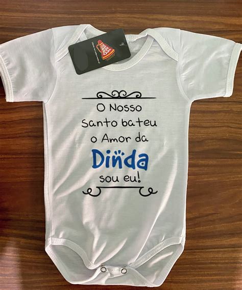 Body de Bebê Personalizado Tamanho G Elo7 Produtos Especiais