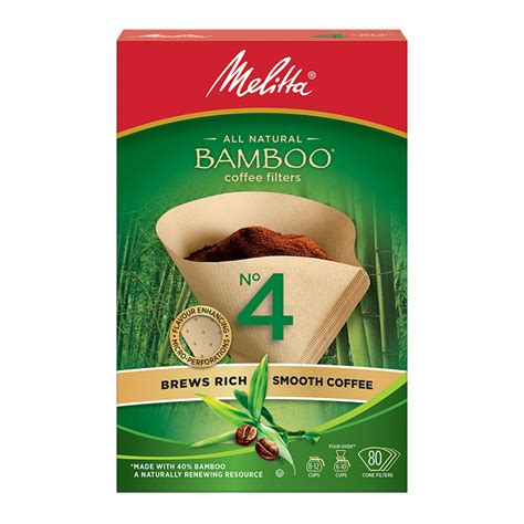 Melitta Cone Filters 4 Bamboo 80 Pack Espresso Planet Canada