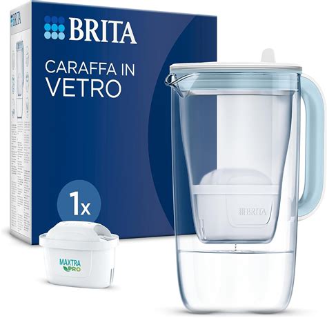 Brita Caraffa Filtrante Vetro L Incl X Filtro Brita Maxtra Pro