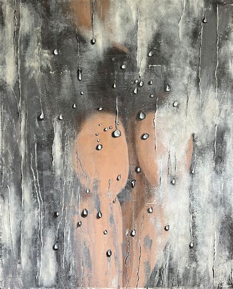 Drops Of Desire Erotic Art Nude Body 絵画 Olesya Izmaylovaによって