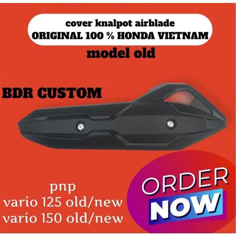 Jual Cover Tameng Knalpot Airblade Tameng Knalpot Airblade ORIGINAL