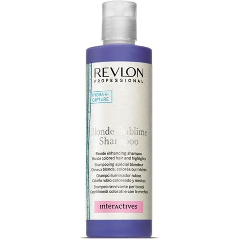 Revlon Interactives Blonde Sublime Shampoo Szampon do włosów blond i siwych cena opinie