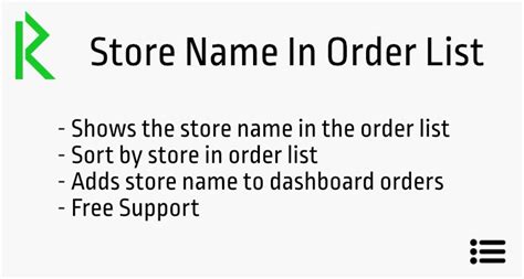 OpenCart Store Name In Order List