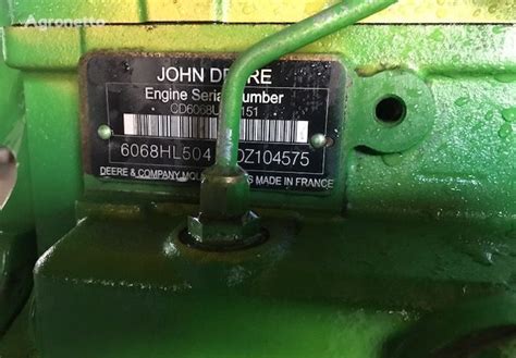 Motore John Deere Powertech Pvs Per Trattore Gommato John Deere R