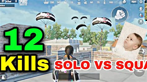 BEST GAMEPLAY SEASON 16 SOLO VS SQUAD 12 KILLS AWM WITH M416 PUBG