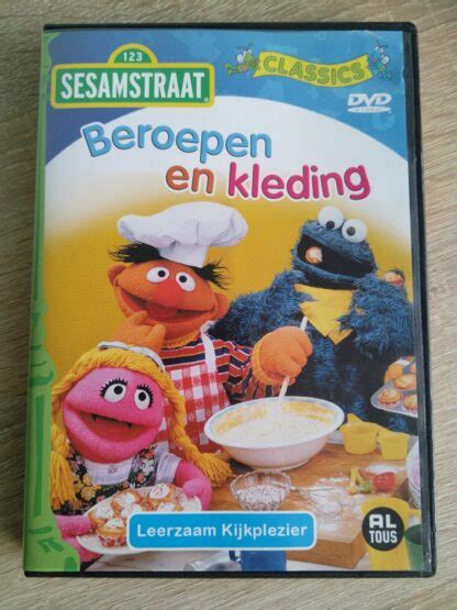 DVD Sesamstraat Beroepen En Kleding Handelsonderneming Nautje