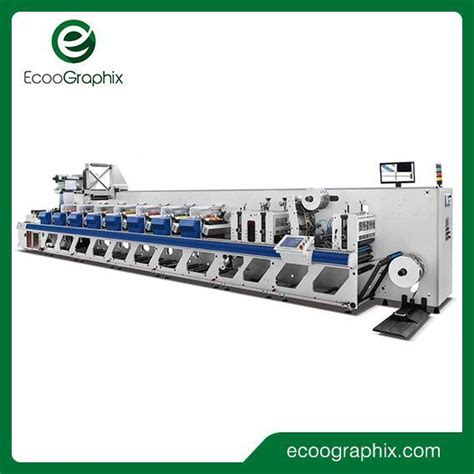 Ecoograhpix Automatic Flexographic Label Printing Machine Label