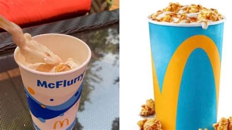 McDonalds Sort Un Nouveau McFlurry Au Popcorn Caramel