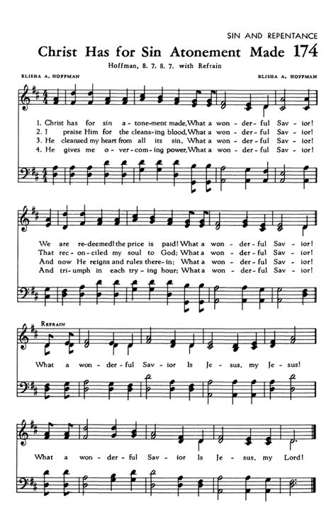 The Hymnal Of The Evangelical United Brethren Church 174 Christ Has