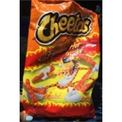 Cheetos Flamin Hot Crunchy Calories Nutrition Analysis More Fooducate