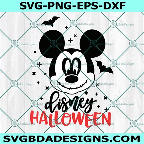 Mickey Jack Skellington Svg Nightmare Before Christmas Svg