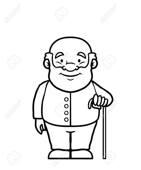 old man clipart black and white 10 free Cliparts | Download images on ...