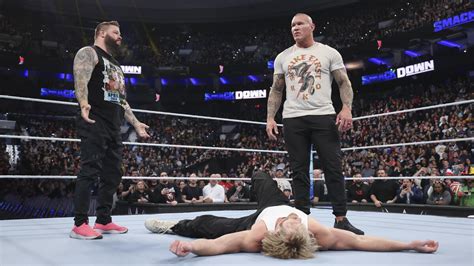 Randy Orton And Kevin Owens Vs Logan Paul Friday Night Smackdown