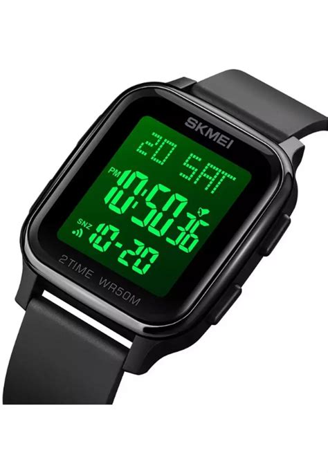 Jual Skmei Jam Tangan Digital Pria Waterproof Many Function Strap Tali