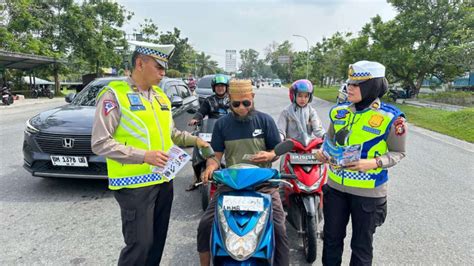 Selama Ops Patuh Lancang Kuning 2024 Berlangsung 2 616 Kendaraan Yang