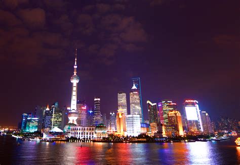 Shanghai Skyline Wallpaper Wallpapersafari
