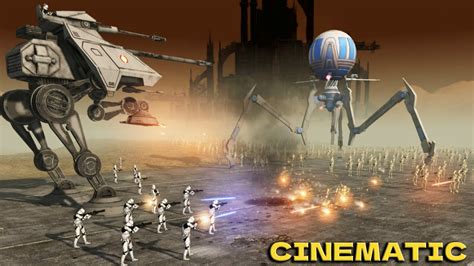 Ultimate Star Wars Mod Galactic Republic Vs Cis Battle Droids Men