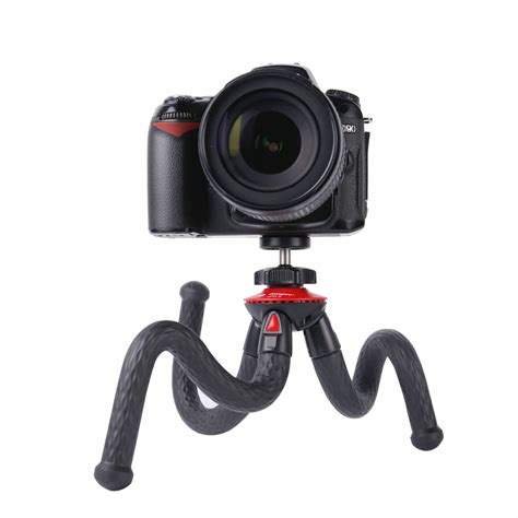 Trepied Fotopro UFO Mini 2 Negru Rosu Pentru Telefon Si GoPro