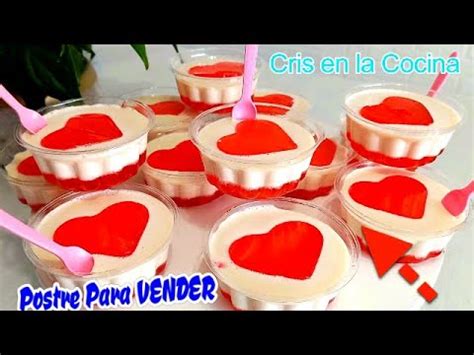 POSTRE Fácil Para VENDERPostre SAN VALENTÍN DeliciosoPOSTRE PARA EL