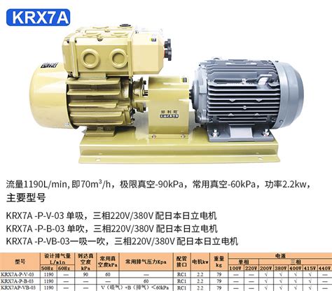 日本orion好利旺真空泵 Krx6系列 工厂直发 总代理