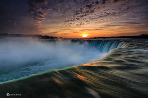 Niagara Falls Sunrise Scott Martin Photography