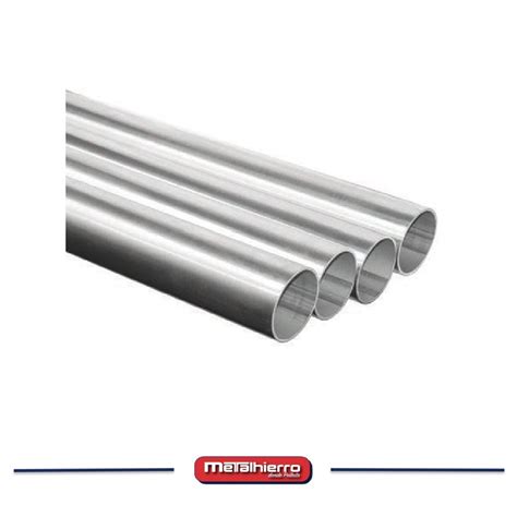 TUBO REDONDO ACERO INOXIDABLE CEDULA 40 METALHIERRO 53 OFF