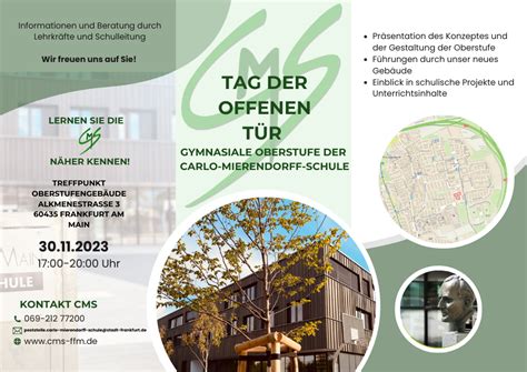 Tag Der Offenen T R Gymnasiale Oberstufe