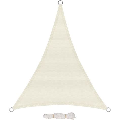 Voile D Ombrage Triangulaire 5x7x7m Protection Solaire UV Voiles D