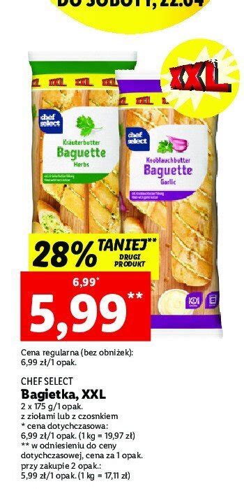 Promocja Bagietka Do Odpieku Z Czosnkiem W Lidl