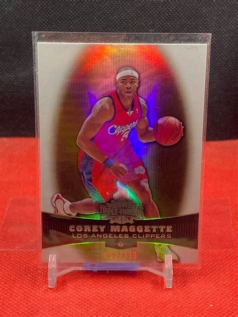 2006 07 Topps Triple Threads Sepia Parallel 58 Corey Maggette 050 299