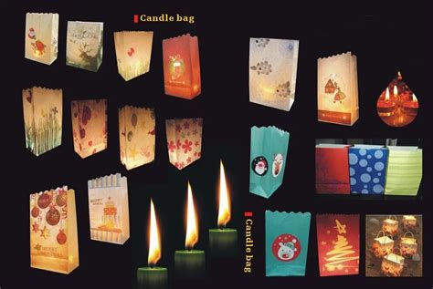 Wholesale Paper Candle Lantern Bag With Sun Design Buy Paper Candle