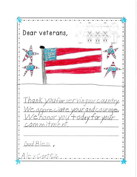 Thank You Letters To Our Veterans From Valley Christian Academy Local