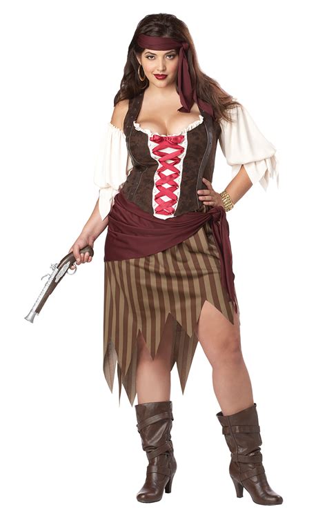 Buccaneer Beauty Plus Size Costume Uk