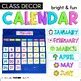 Calendar Set Classroom D Cor By Where The Teaching Things Are Tpt