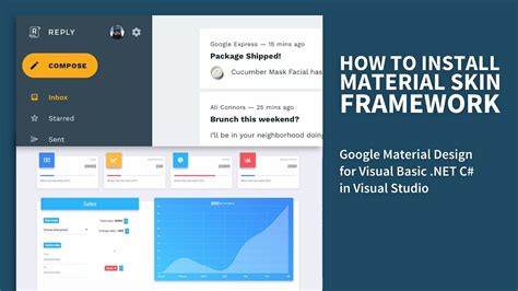 How To Install Material Skin Framework Modern Google Material Design