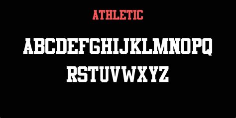 Athletic Font Free Download