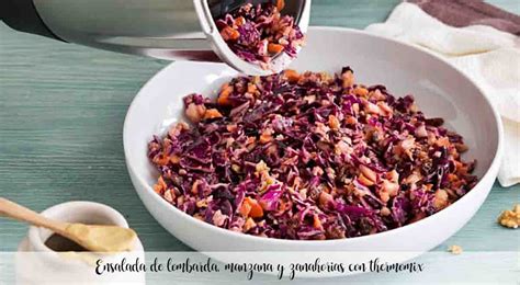 Ensalada De Lombarda Manzana Y Zanahorias Con Thermomix Recetas Para