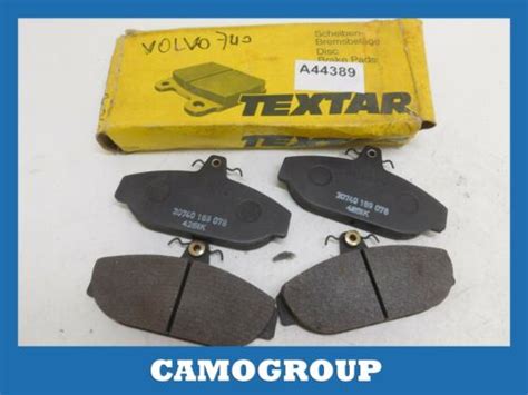 Comprim S Plaquette De Frein Brake Pad Textar Volvo